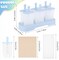 2 Pack Popsicle Molds Homemade Plastic Ice Pop Maker Easy-Release Ice Cream Molds with 50 Sticks, 50 Bags, Funnel